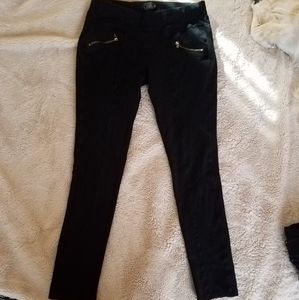 Ci sono black pants gold colored accents